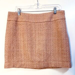 🩷 The Limited Pink Tweed Mini Skirt - Size 12